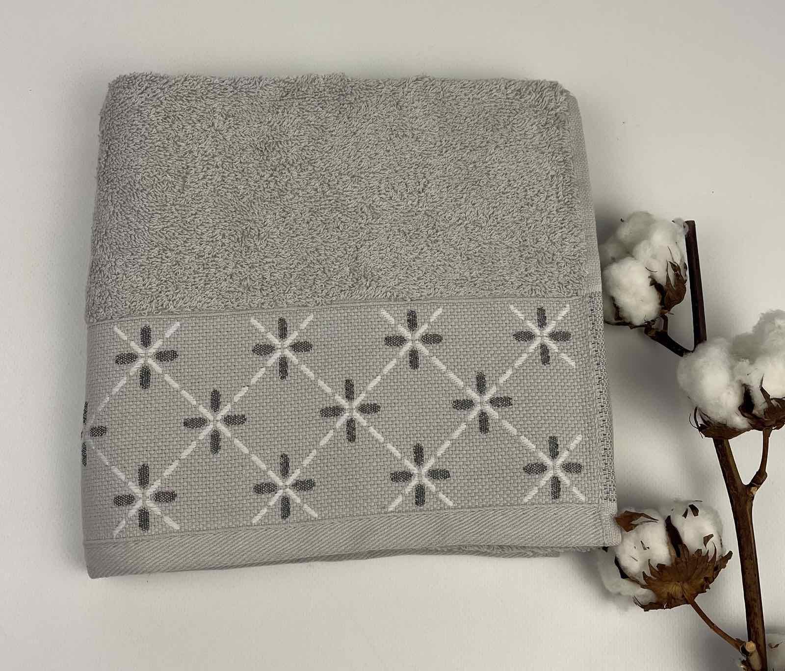 Полотенце Altinbasak Penye Vip Mila 50x90 см Серый (CN28108)