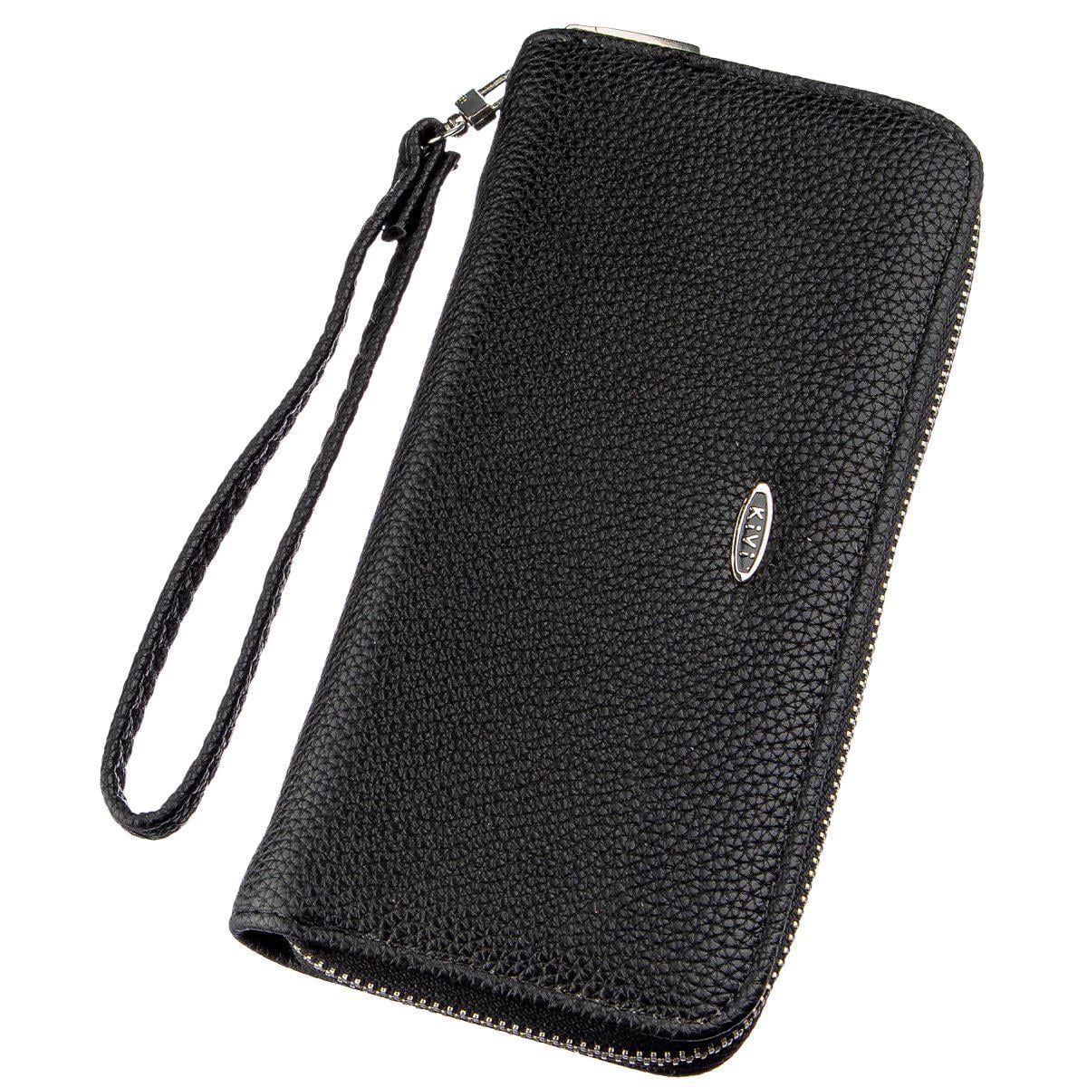 Кошелек женский Kivi-wallet 19014 кожа Черный