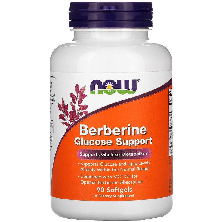 Берберин для контролю глюкози NOW Foods Berberine Glucose Support 90 капсул (1039720928)