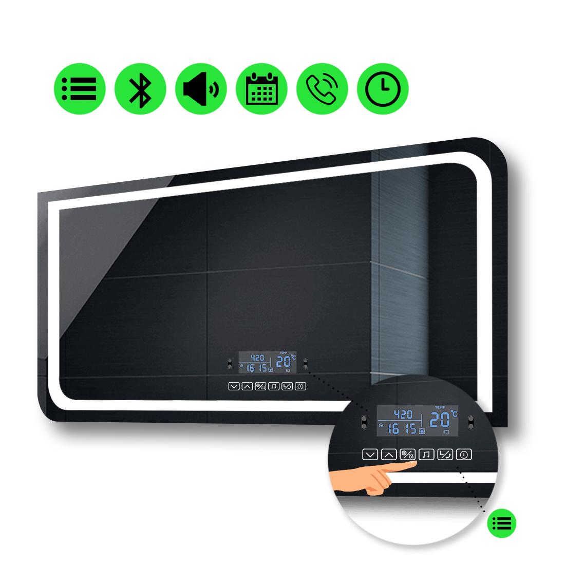 LED-зеркало 80x70 см с Smart-блоком Neomi (Neomig60)