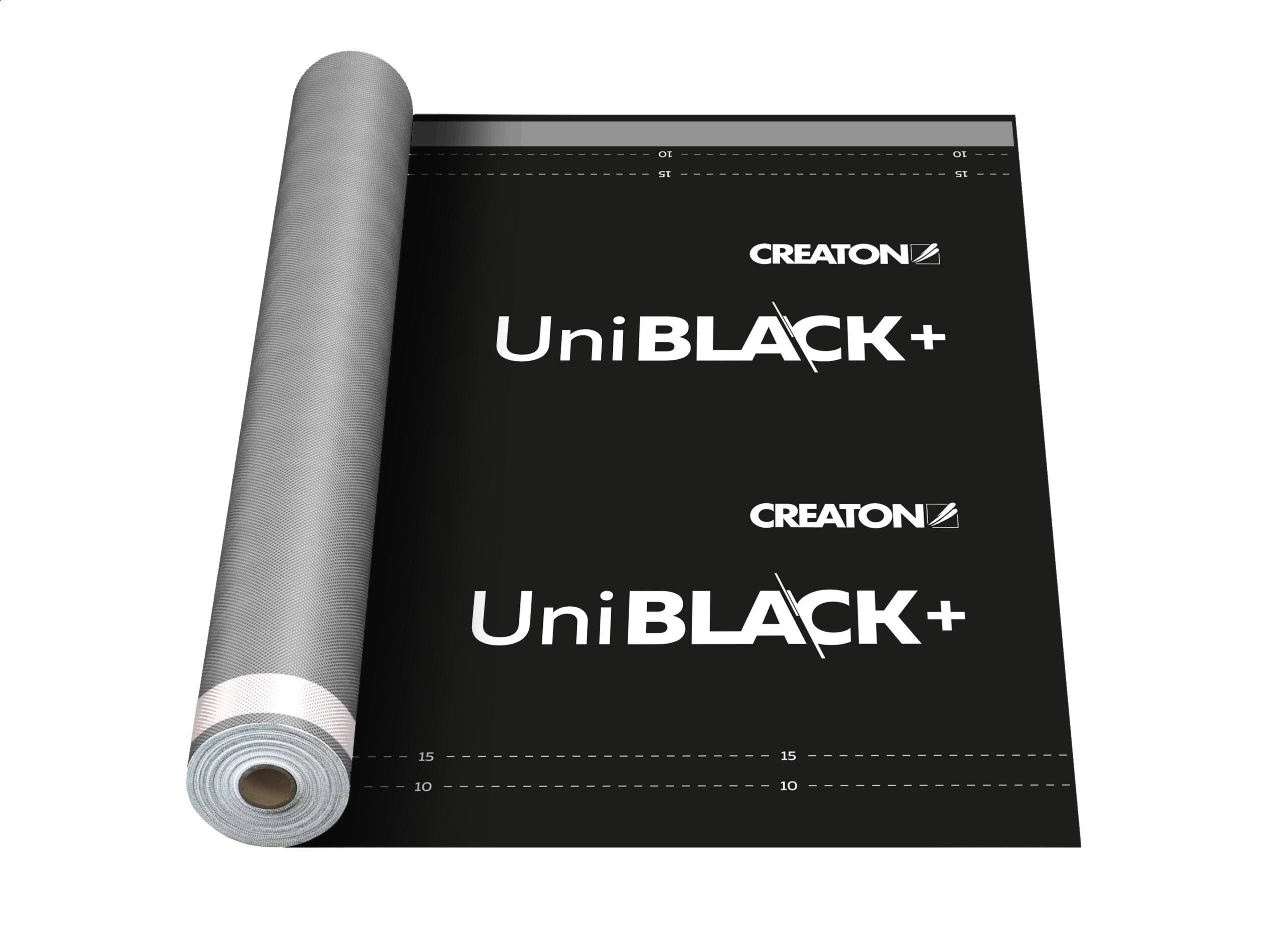 Кровельная мембрана супердиффузионная Creaton UNIBLACK+ 160 плотность Кровельная мембрана супердиффузионная Creaton UNIBLACK+ 160 плотность