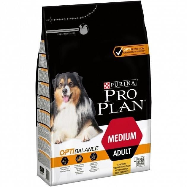 Сухой корм для собак средних пород Purina Pro Plan Dog Medium c курицей 14 кг (493383493)