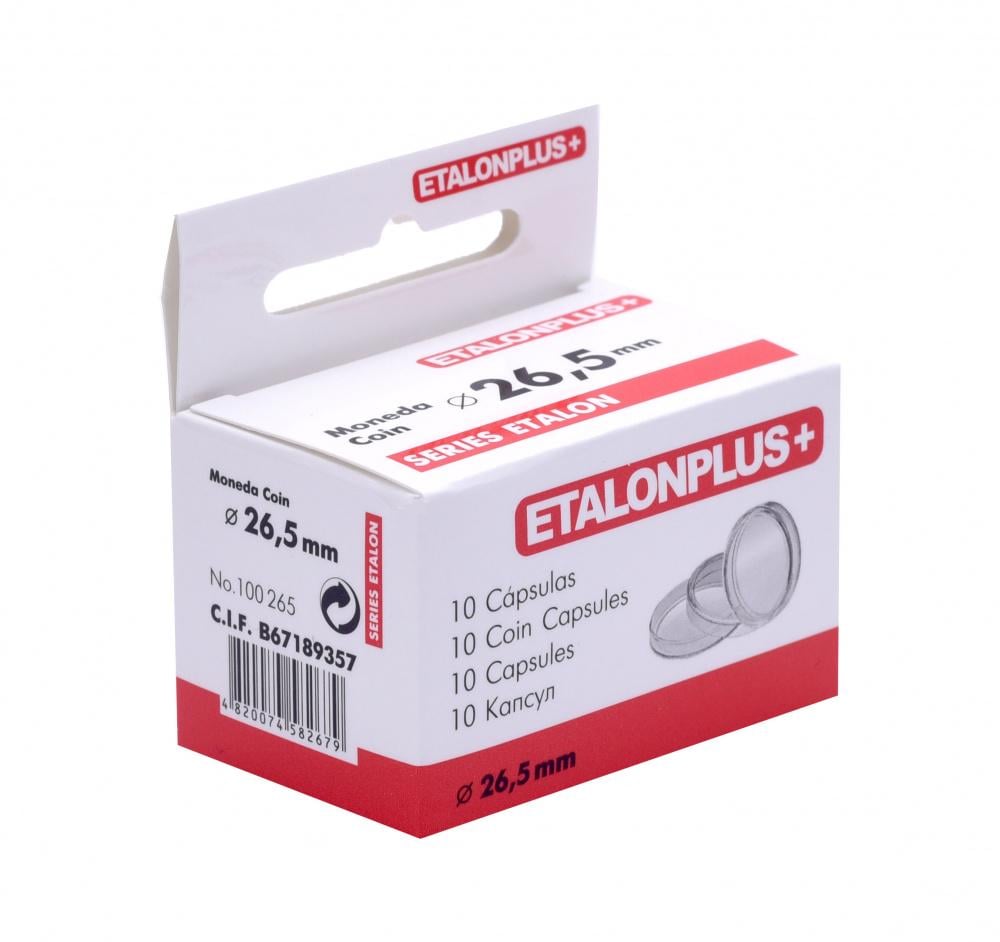 Капсули Etalonplus для монет 265 мм 10 шт. (А15440) - фото 2