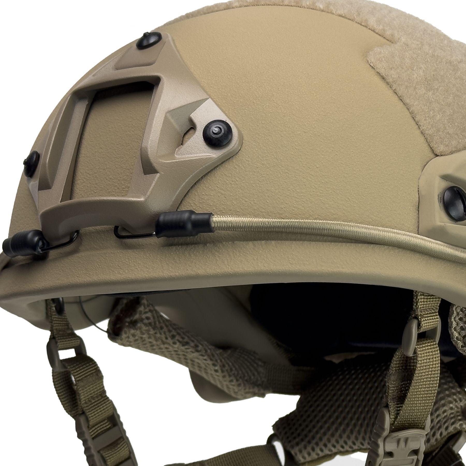 Шолом FAST Кевлар Рівень захисту NIJ IIIA Захистить від уламків рикошетів та пістолетних куль L Койот - фото 8