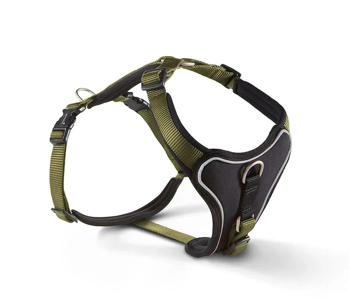 Шлейка для собак пом'якшена Wolters Professional Comfort 2 40-45 см/25 мм Оливковий (28279)