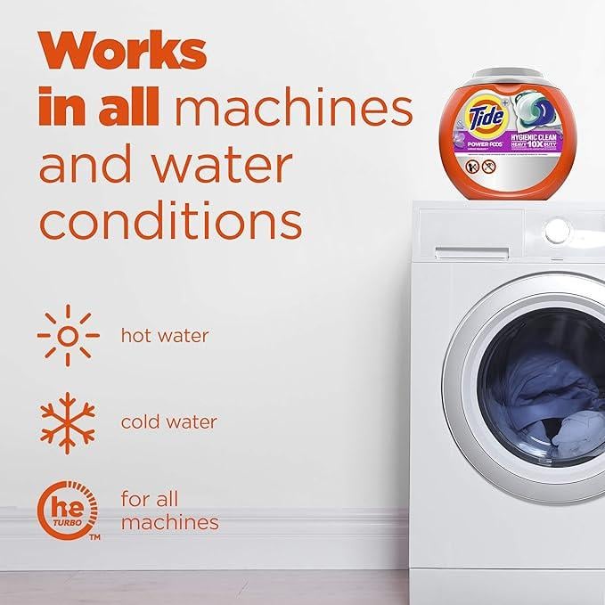 Капсули для прання Tide Hygienic Clean Heavy 10x Duty Power PODS 63 шт. - фото 4