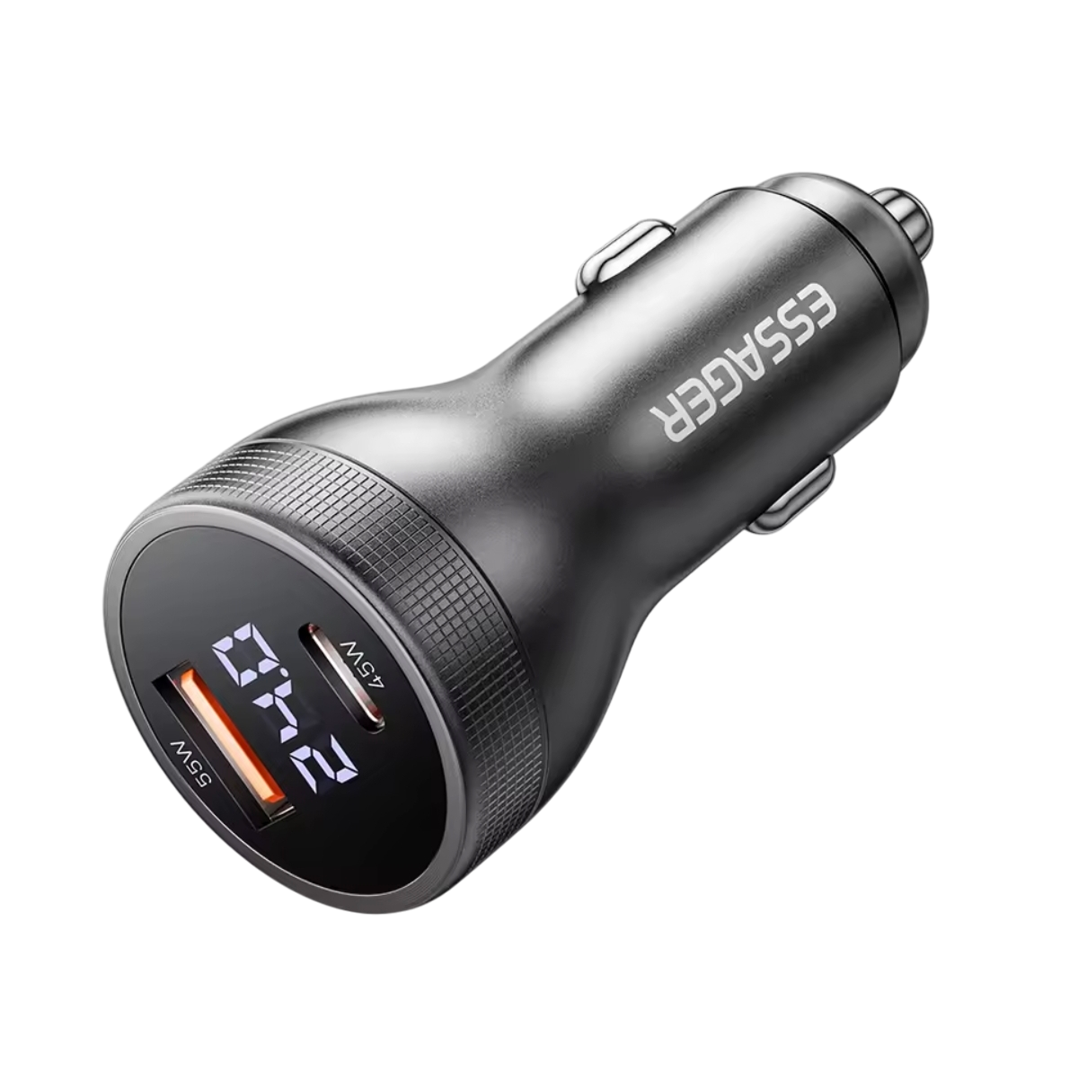 Зарядное устройство для автомобильного Essager 100W LED Type-C 45w/USB 55w (30446385) Зарядное устройство для автомобильного Essager 100W LED Type-C 45w/USB 55w (30446385)