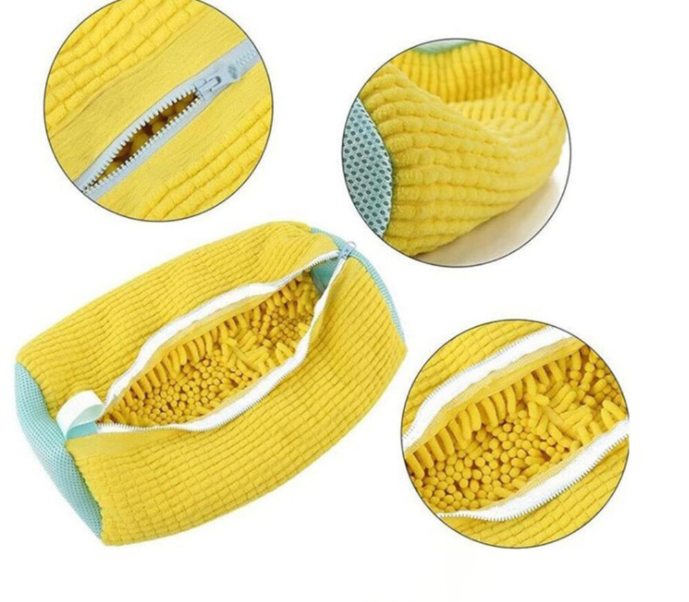 Мешок для стирки BauTech обуви и одежды в стиральной машине Желтый - фото 2 Мешок для стирки BauTech обуви и одежды в стиральной машине Желтый - фото 2