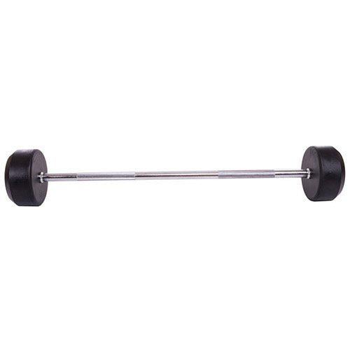 Штанга фиксированная прямая Rubber Coated Barbell Zelart TA-2685 35 кг Черный (58363066) - фото 2