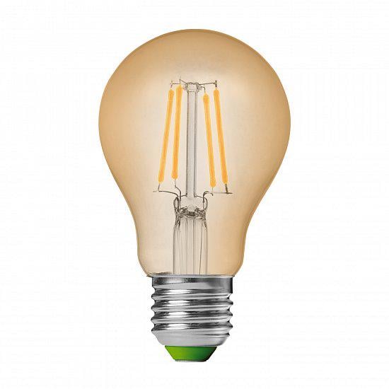 Лампа винтажная Eurolamp MLP-LED-A60-08273 филаментная 8 W 220 V 800 lm 2700K Е27 60x112 мм (4260642638900)