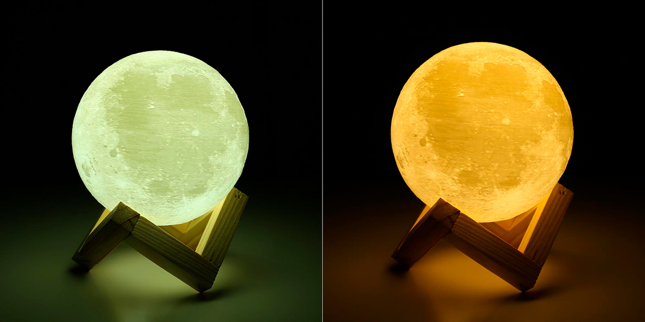 Ночник Луна 3D Moon Lamp 6727 - фото 3