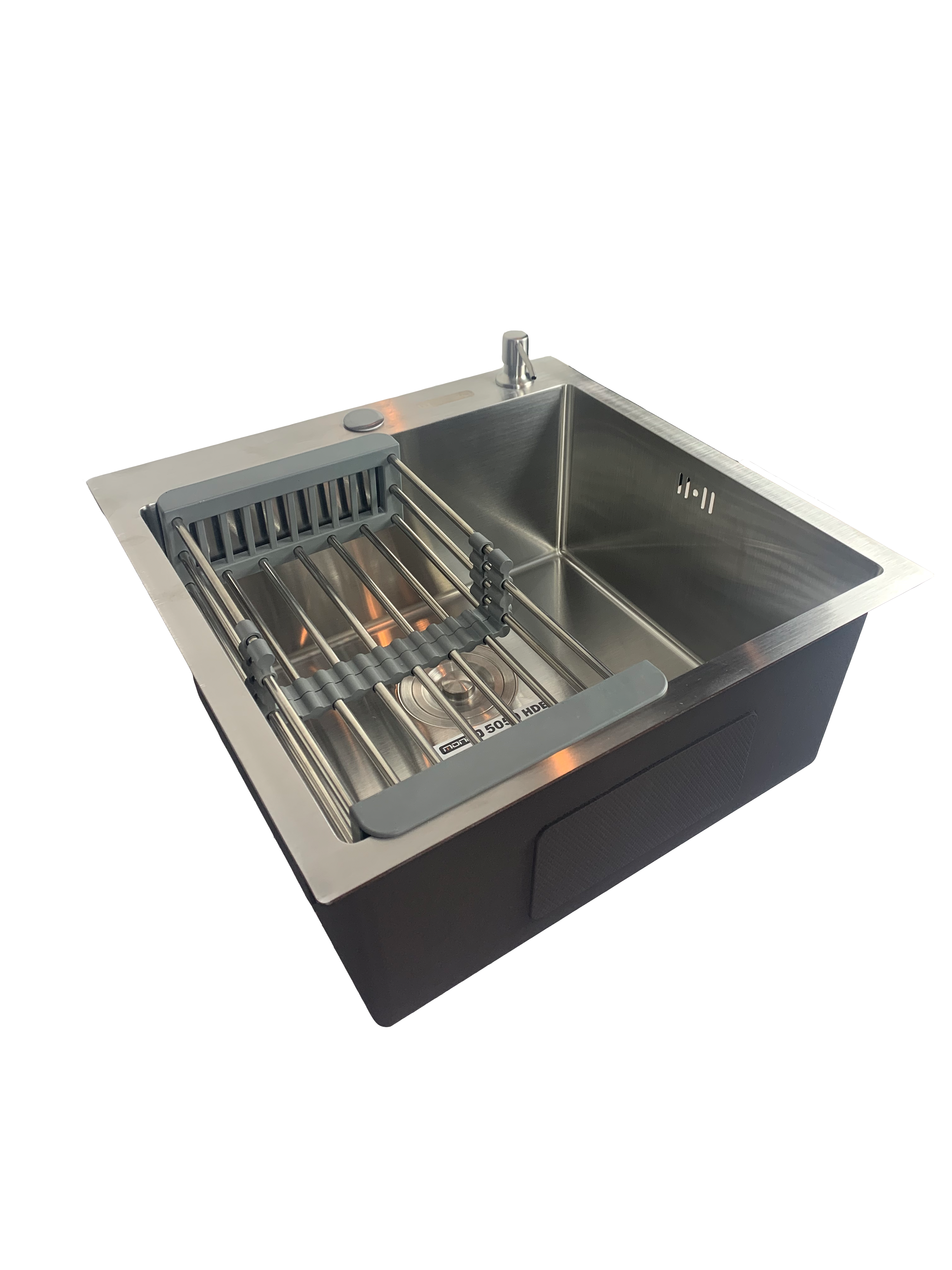 Мойка для кухни MONROE 50x50 см HDE корзина/дозатор (75a2516a)