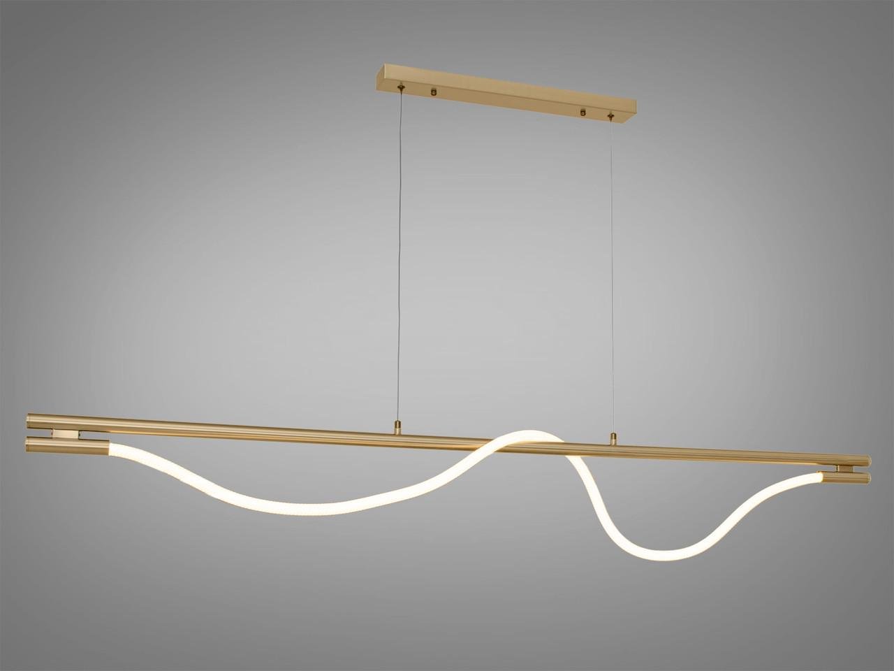 Люстра LED Шланг 9609-L1600GAB-LS 20W Бронзовый (1994123425)