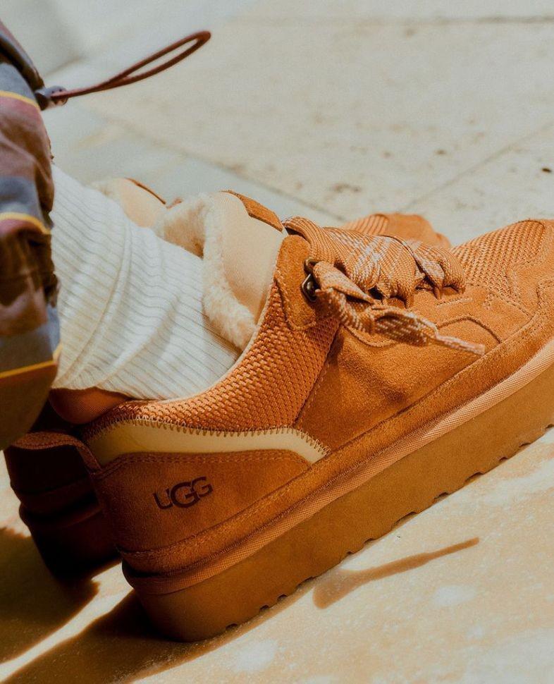 Кросівки зимові замшеві UGG Lowmel Sneaker Chestnut р. 38 Коричневий (16862) - фото 13