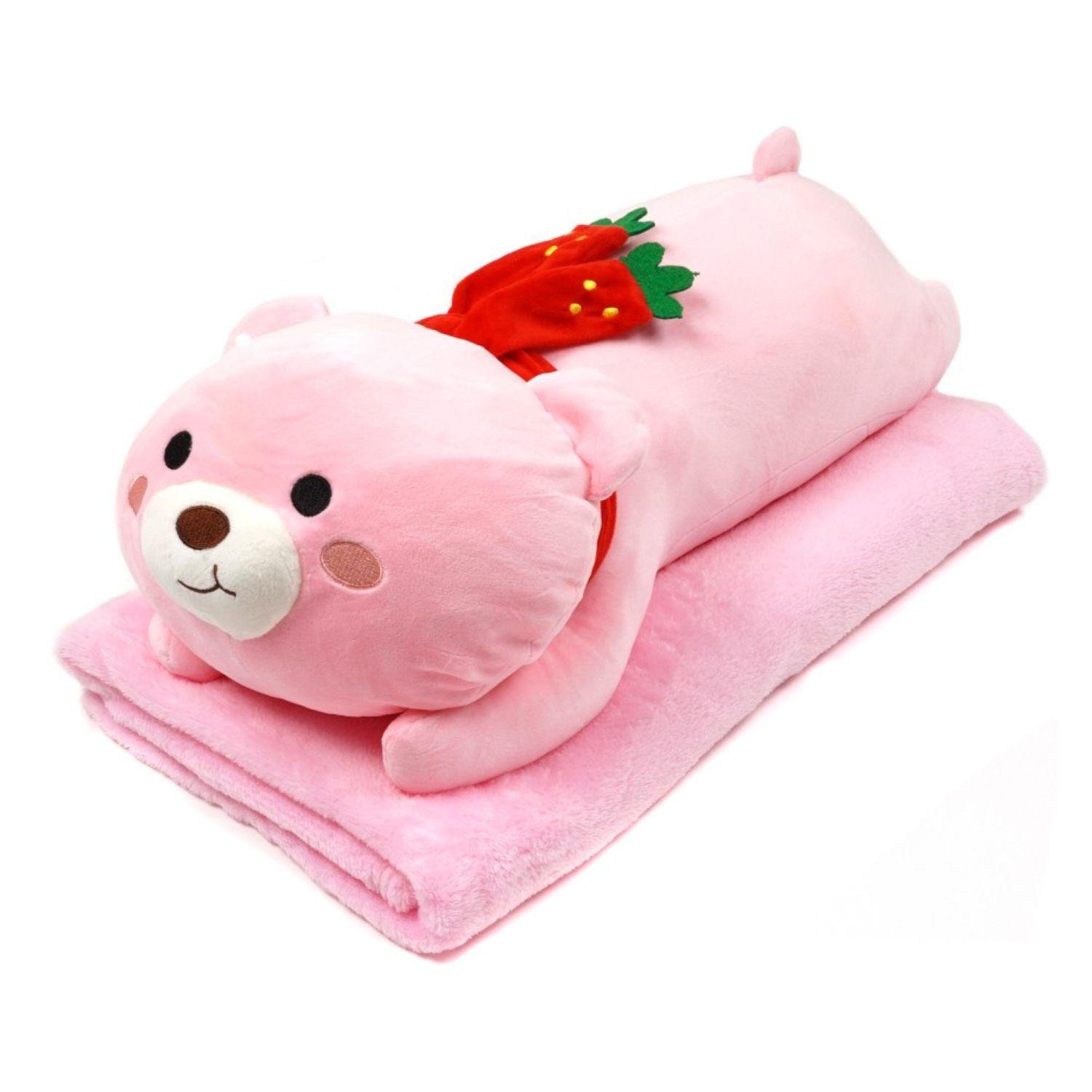 Плед-подушка іграшка Ведмедик 3в1 57 см (2407) Плед-подушка іграшка Ведмедик 3в1 57 см (2407)