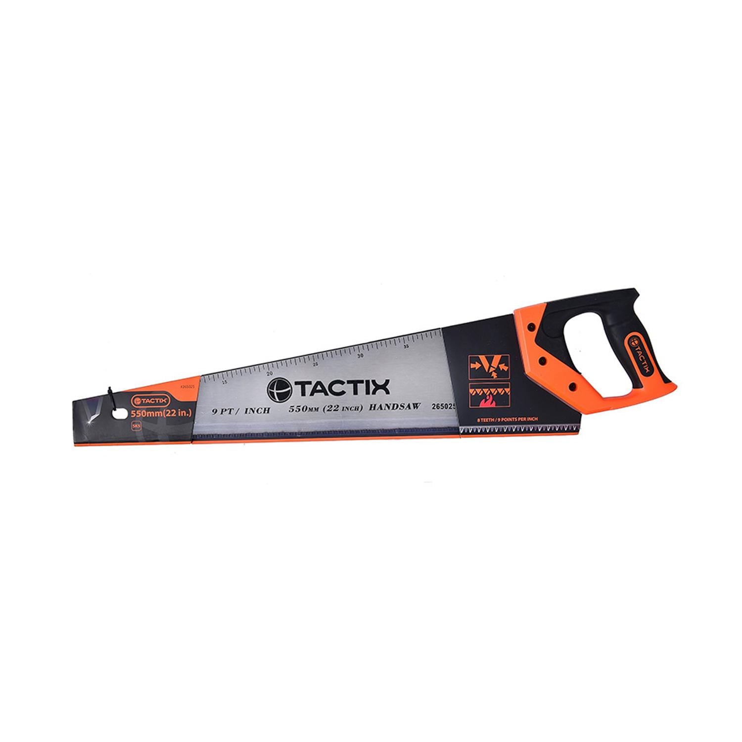 Ножовка по дереву Tactix 550 мм 9TPI (INSKSKSSW550090MT0)