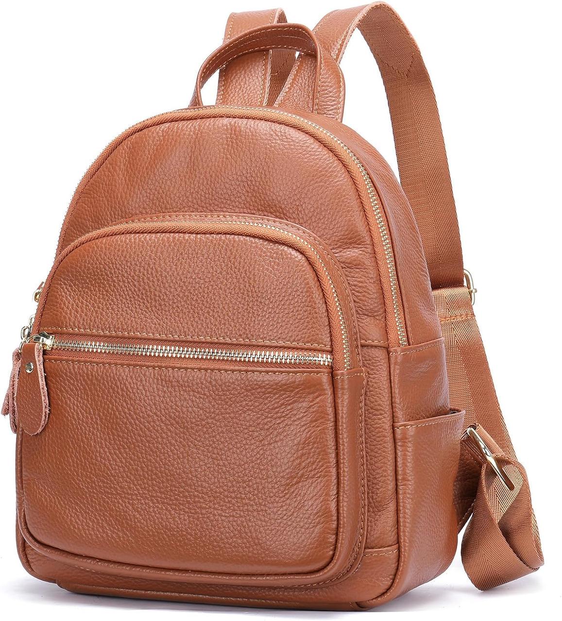 Рюкзак жіночий Lorian з натуральної шкіри на одне велике відділення Коричневий (LR 25172-brown) Рюкзак жіночий Lorian з натуральної шкіри на одне велике відділення Коричневий (LR 25172-brown)