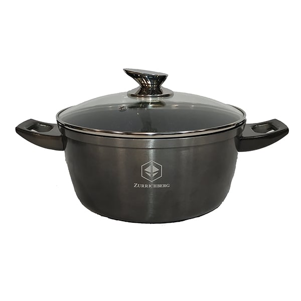 Кастрюля с крышкой Zurrichberg 5,1 л (ZBP-7125 Gray)