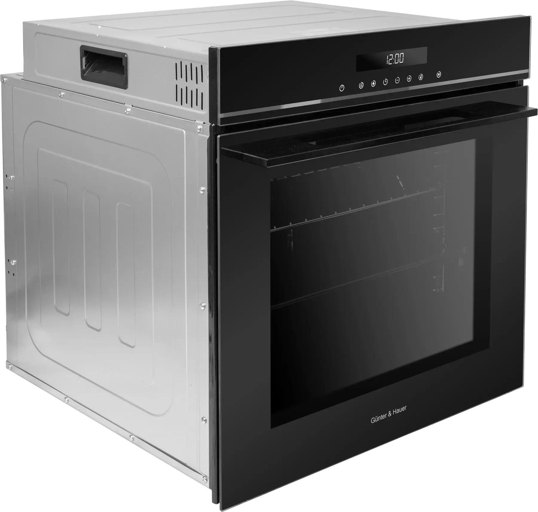 Духова шафа Gunter&Hauer EOM 1570 BL з LED-дисплеєм та таймером сучасний електричний