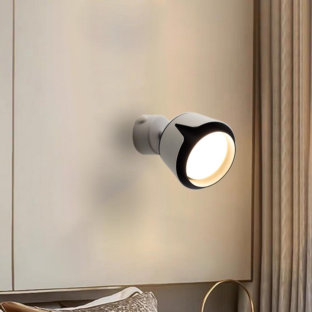 Світильник точковий ESLLSE TELA R DL GX53 100x135 мм Біло-чорний (10530) - фото 6 Світильник точковий ESLLSE TELA R DL GX53 100x135 мм Біло-чорний (10530) - фото 6