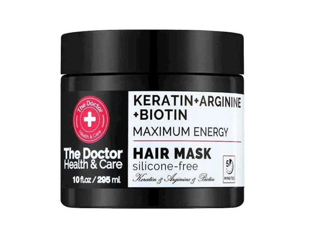 Маска для волос Doctor H&C Keratin/Arginine/Biotin Максимум энергии 295 мл (956836)