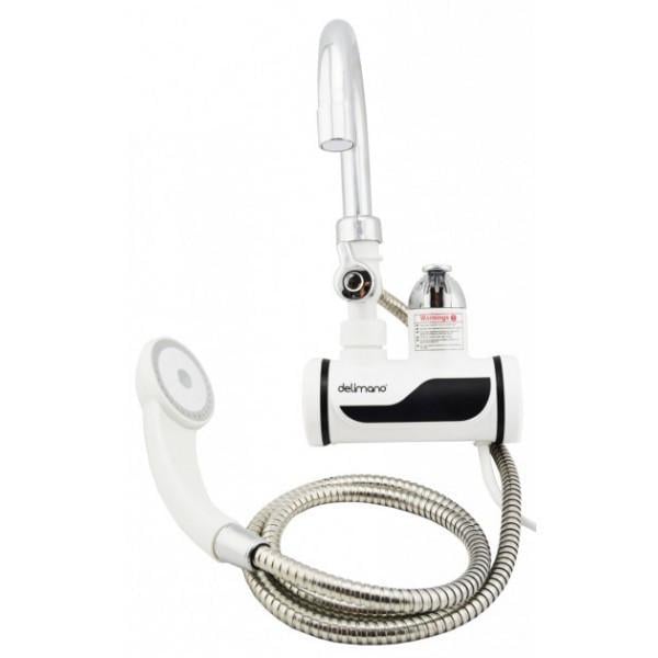 Кран-водонагреватель с душем Delimano RX-05 боковое подключение