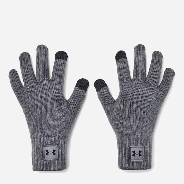 Рукавички зимові чоловічі Under Armour Halftime Gloves S/M Сірий (1373157-013 S/M)