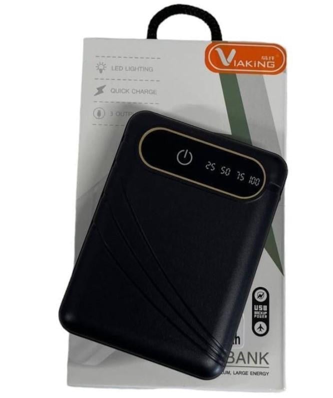 Повербанк Viaking N-8 с LCD дисплеем 50000 mAh Черный (18736992)