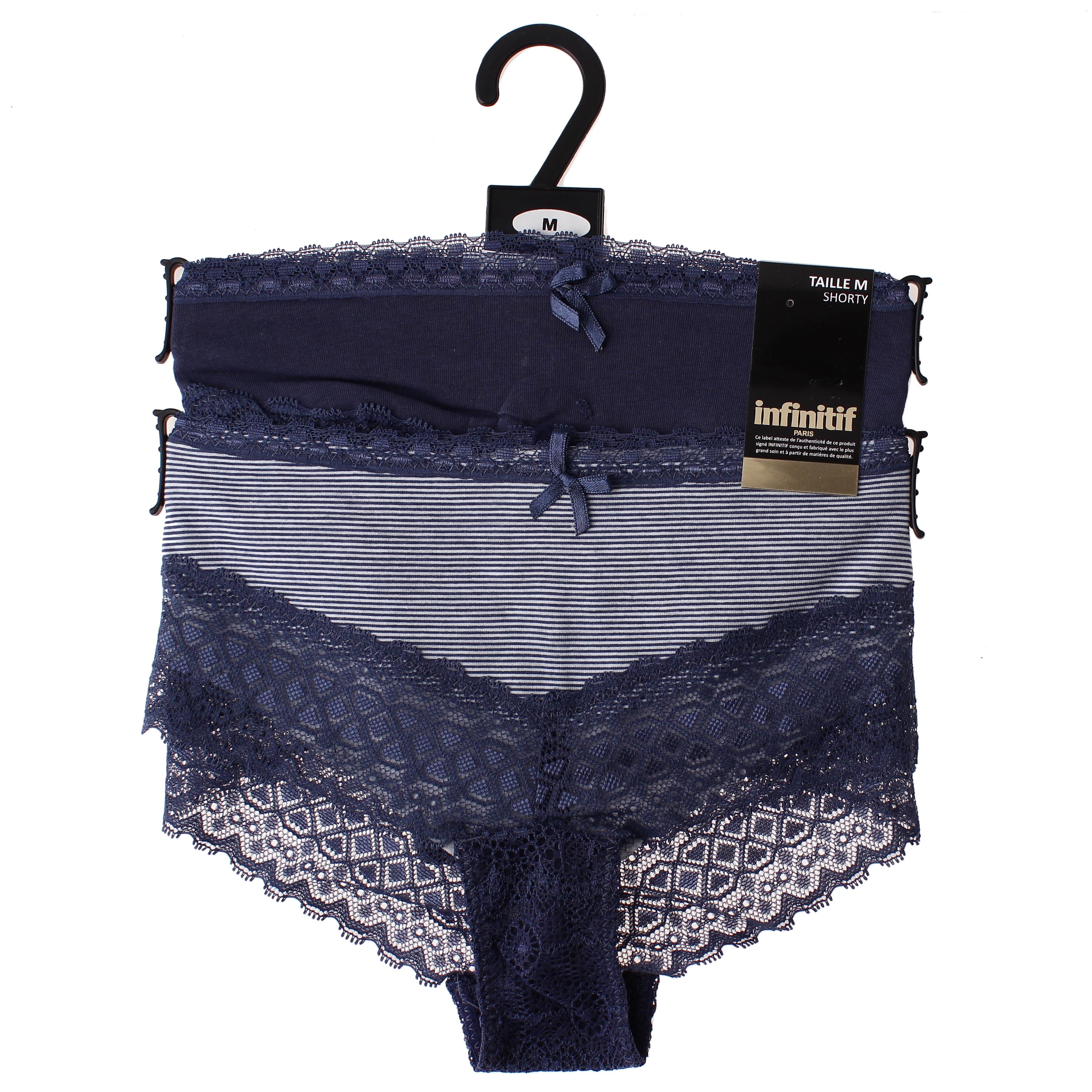 Трусики-шорты Infinitif Sho Short F 2-pack XL Blue/Grey (13890284-2)