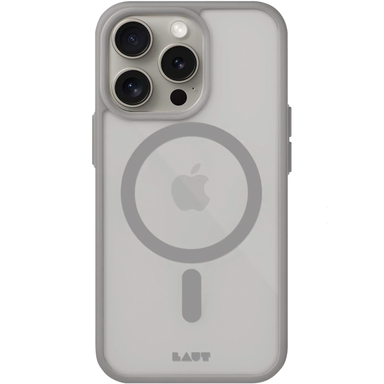 Чехол накладка Laut Huex Protect Case with MagSafe for iPhone 15 Pro Max, Grey (L_IP23D_HPT_GY) - фото 2