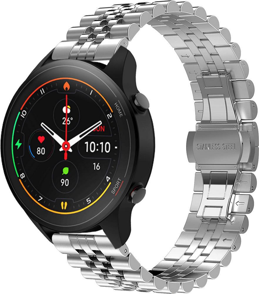 Браслет металлический Stech для Mi Watch (22мм) Silver (25264-59)