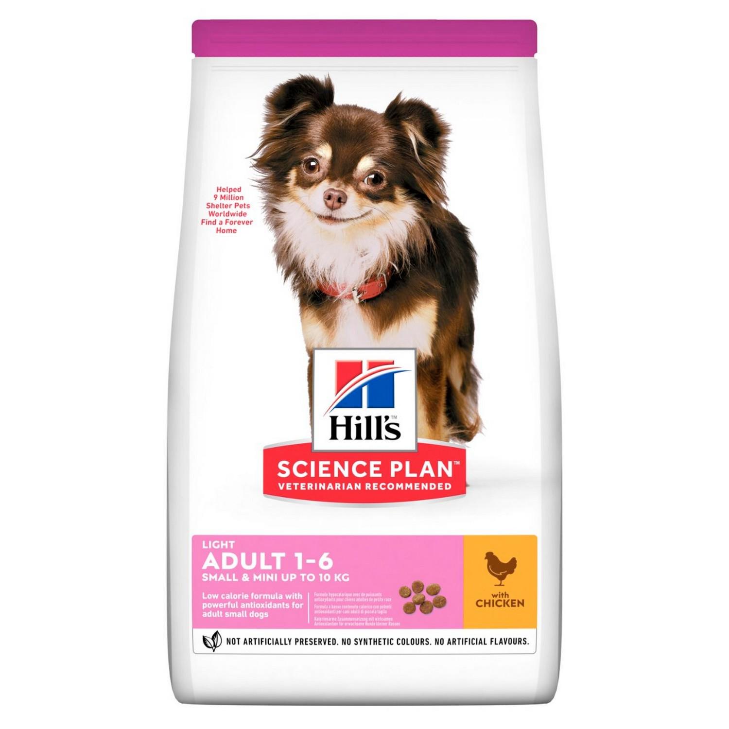 Корм сухой для собак Hill's SP Light Small&Mini Chicken 6 кг (24389956)