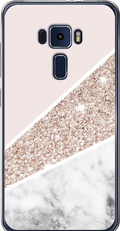 Чехол на Asus Zenfone 3 ZE520KL Пастельный мрамор (4342u-449-42517)