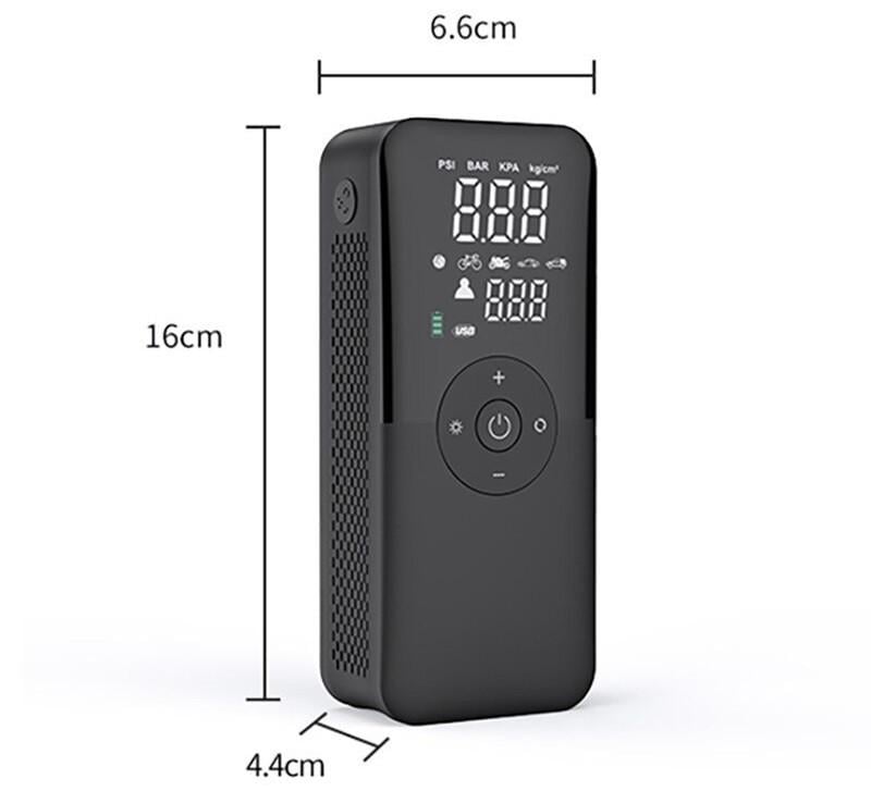 Компрессор аккумуляторный Carsun C3106 с PowerBank и фонариком - фото 14