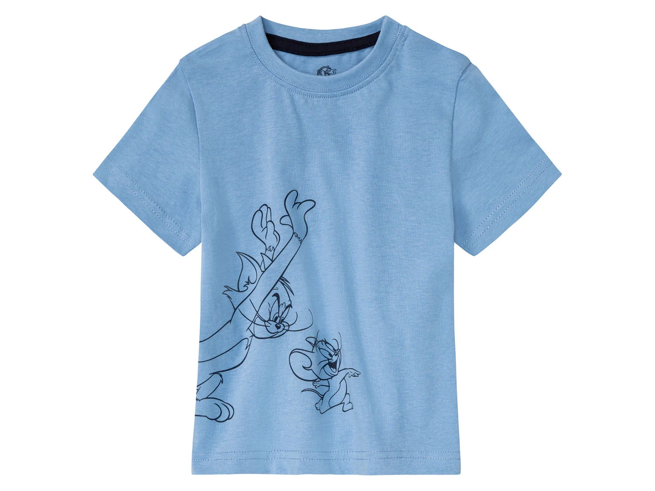 Футболка дитяча Lupilu 371674_2107 Tom&Jerry 98-104 см Блакитний (371674_2107-1-2)