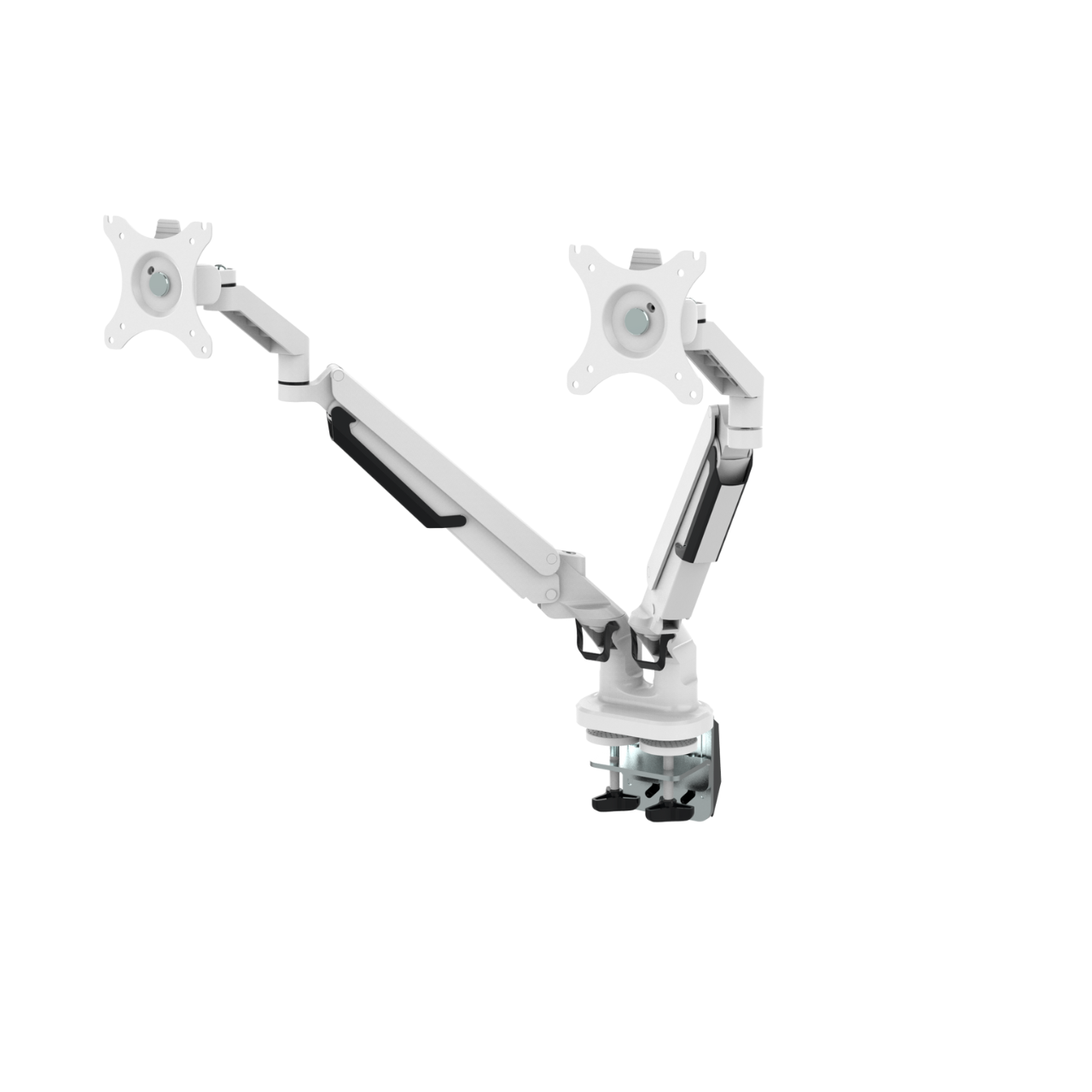 Кронштейн настольно-поворотный FlexiSpot DL2 для двух мониторов от 17 до 32" Белый - фото 2 Кронштейн настольно-поворотный FlexiSpot DL2 для двух мониторов от 17 до 32" Белый - фото 2
