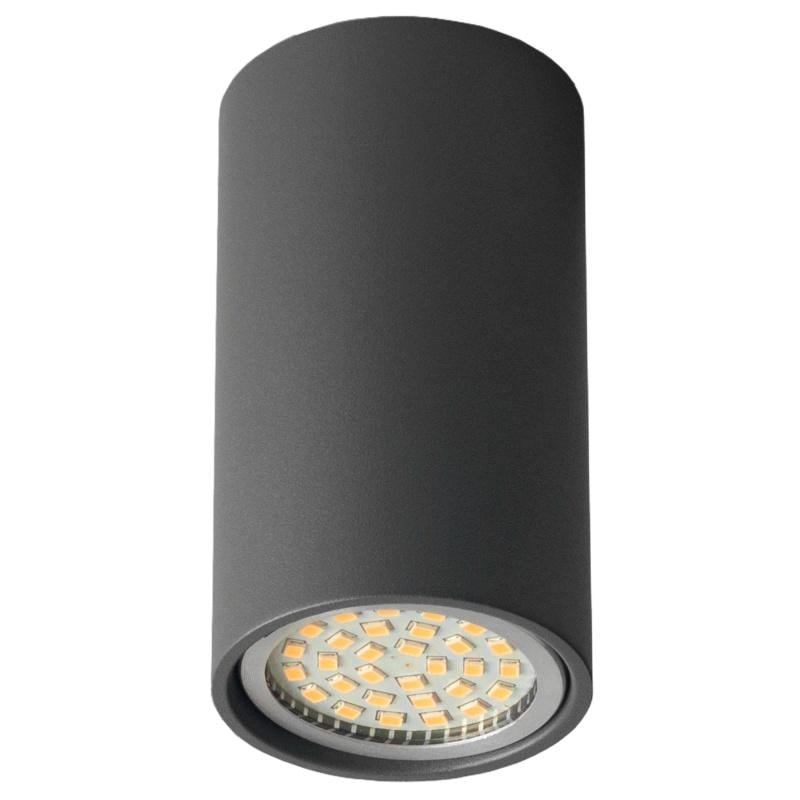 Подсветка тубус накладная Brille AL-77/1 GU10 SGY IP20