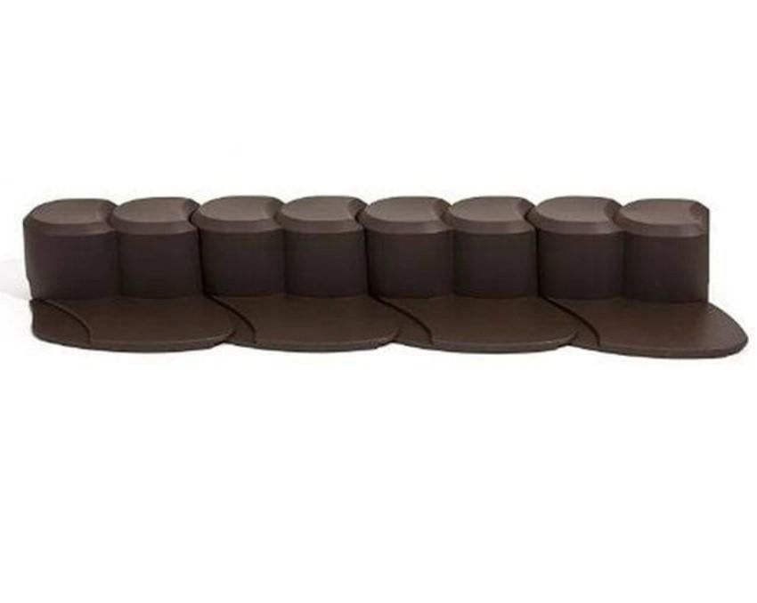 Бордюр садовий Prosperplast Palisada Happy Grass 3,1 м Коричневий (25468803)