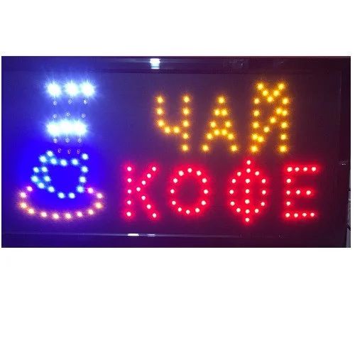 Світлодіодна LED вивіска Чай Кава 48x25 см (4698977)