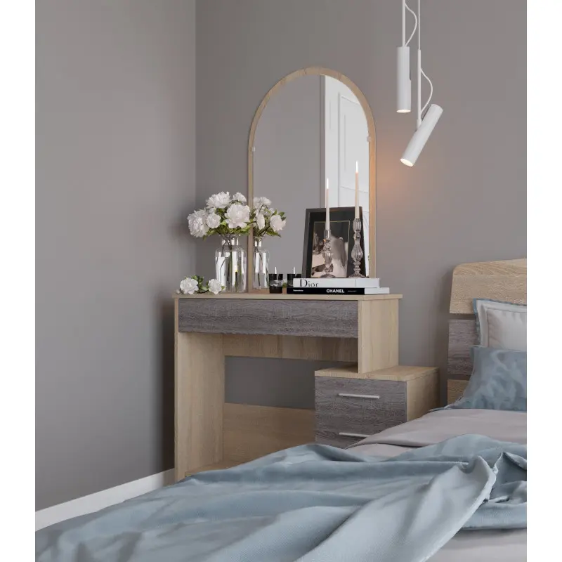 Трюмо для спальні Еверест 1 Дуб сонома/Трюфель (26788644) - фото 3