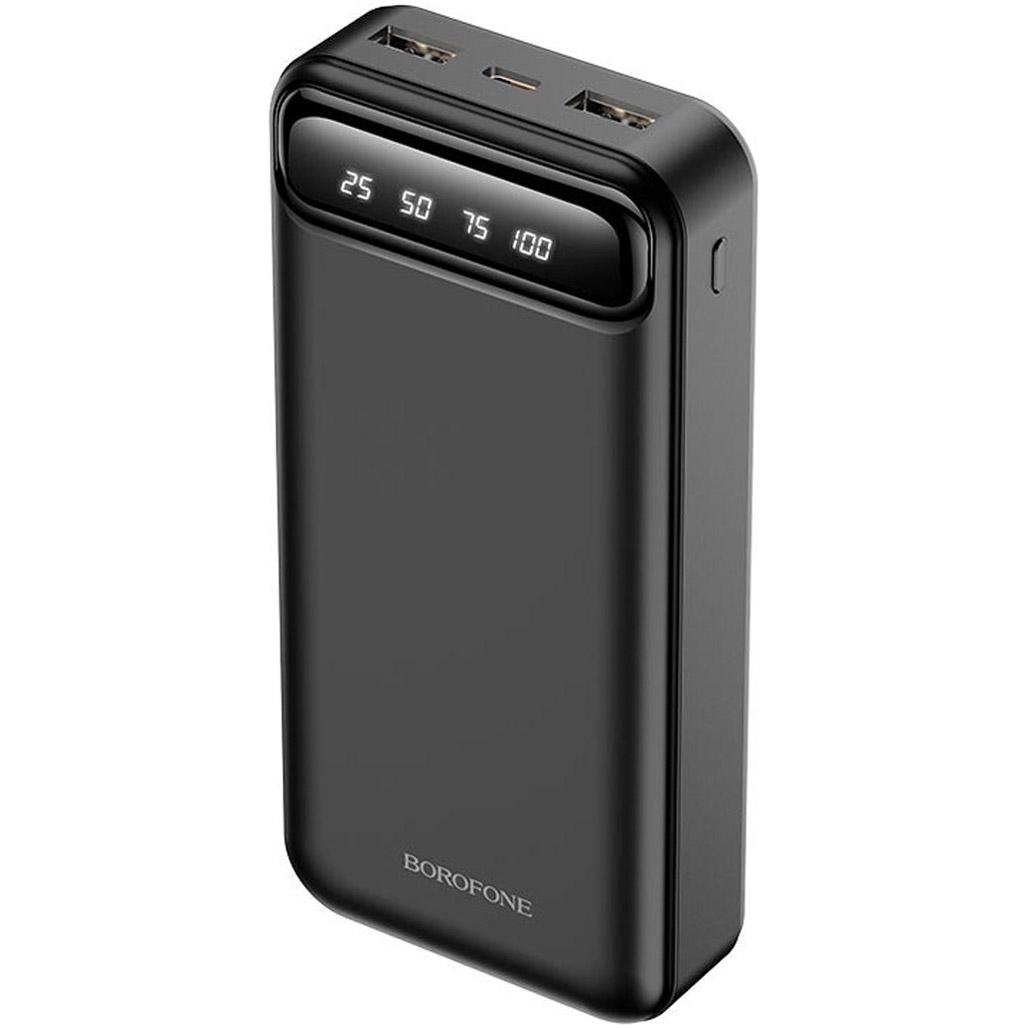 Зовнішній акумулятор Borofone Freeway BJ14A 20000 mAh 10W Black Зовнішній акумулятор Borofone Freeway BJ14A 20000 mAh 10W Black