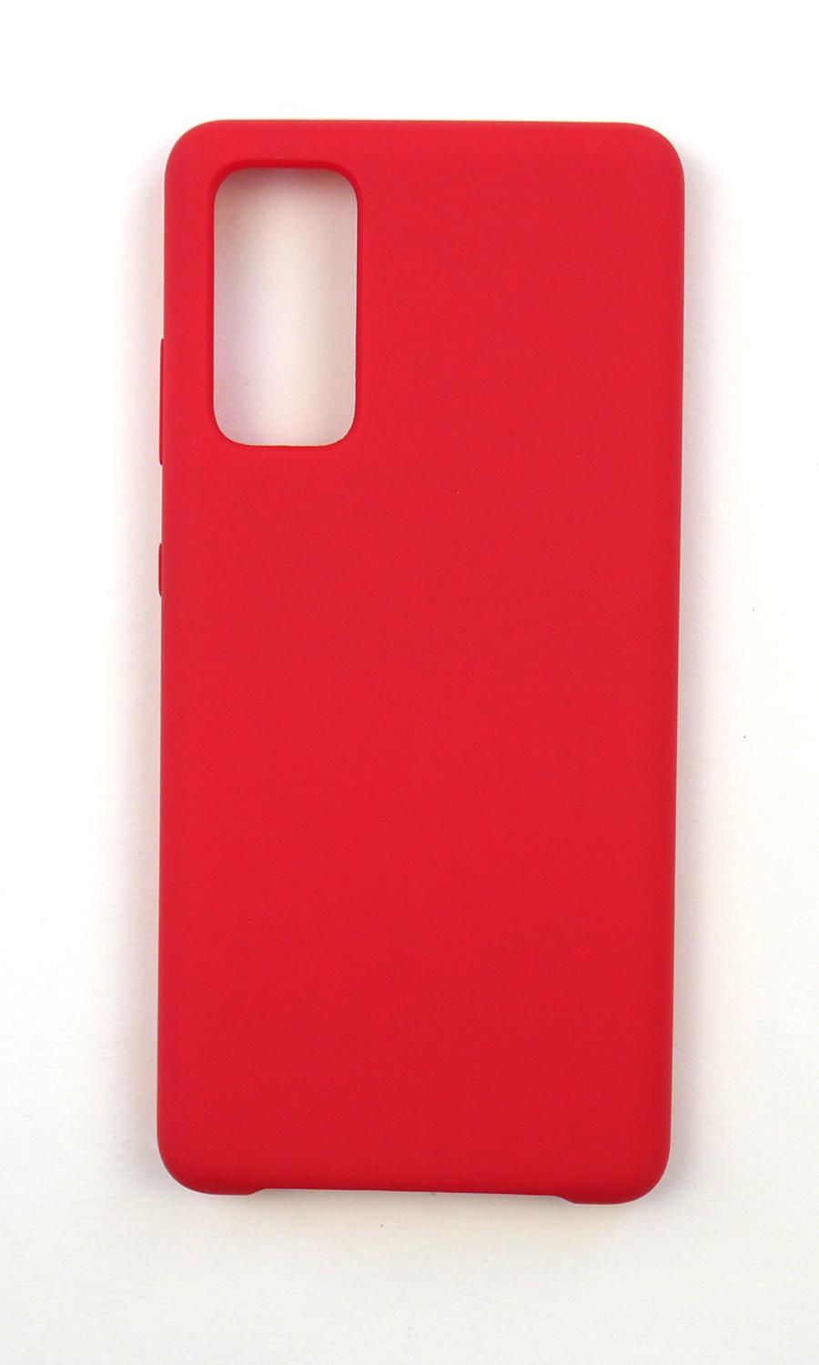 Чехол Jelly Silicone Case Samsung S20 FE Red (14)
