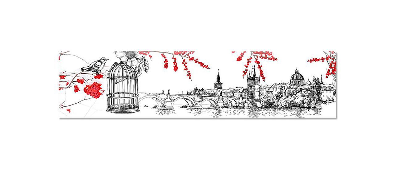 Фартук кухонный Старый город Карандаш из самоклеющейся виниловой пленки 60х250 см Серый Фартук кухонный Старый город Карандаш из самоклеющейся виниловой пленки 60х250 см Серый