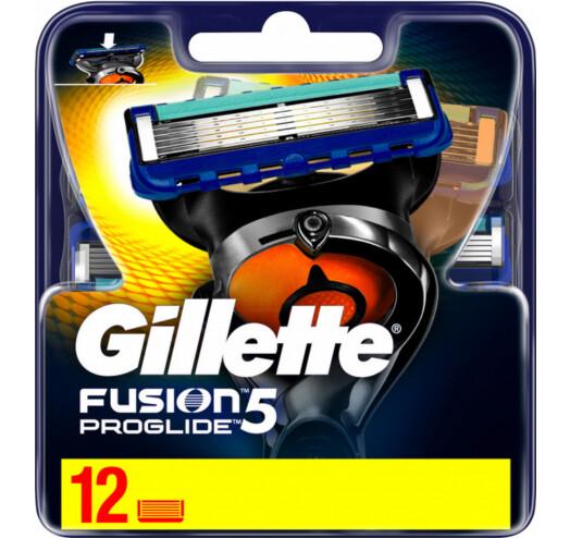 Картриджи сменные для бритья мужские Fusion5 Gillette Fusion 5 ProGlide 12 шт. (7867205) - фото 2