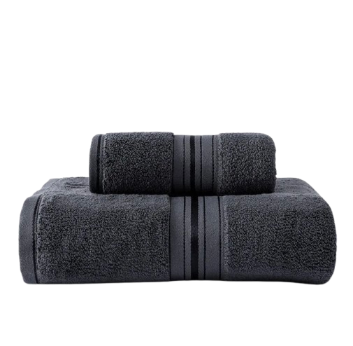 Набор полотенец Soft Atlas 2в1 140х70 см/74х34 см Графитовый (NR3in1ATLASgraphit) - фото 1 Набор полотенец Soft Atlas 2в1 140х70 см/74х34 см Графитовый (NR3in1ATLASgraphit) - фото 1