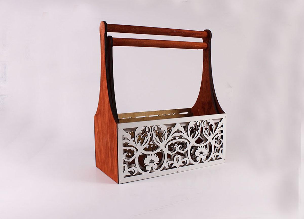 Набір корзин ажурних в морілці ВВ і ВМ (1710)