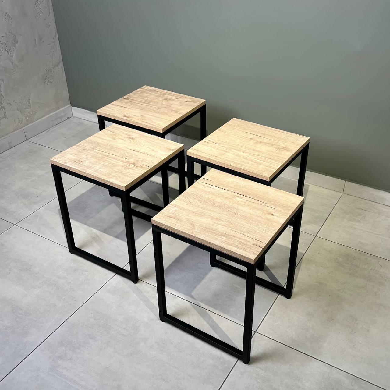 Табурета для дома LOFT 4 шт. Дуб Шервуд (000087632) - фото 1 Табурета для дома LOFT 4 шт. Дуб Шервуд (000087632) - фото 1