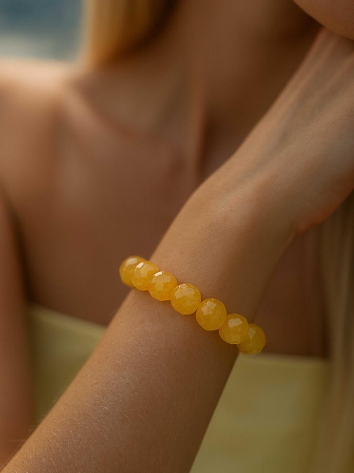 Браслет из желтого агата (5115) Браслет из желтого агата (5115)