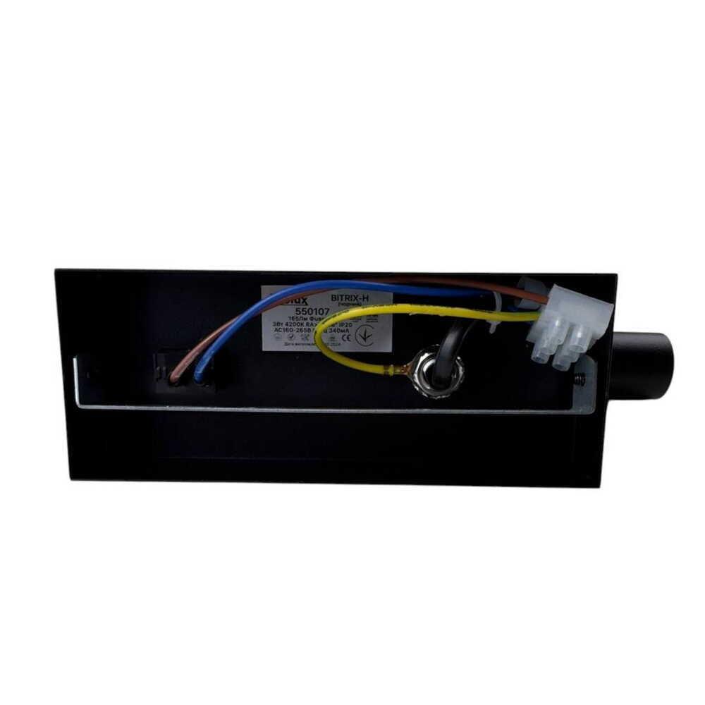 Бра Violux BITRIX-H 3W 4200K 165Lm IP20 Черный (550107) - фото 6