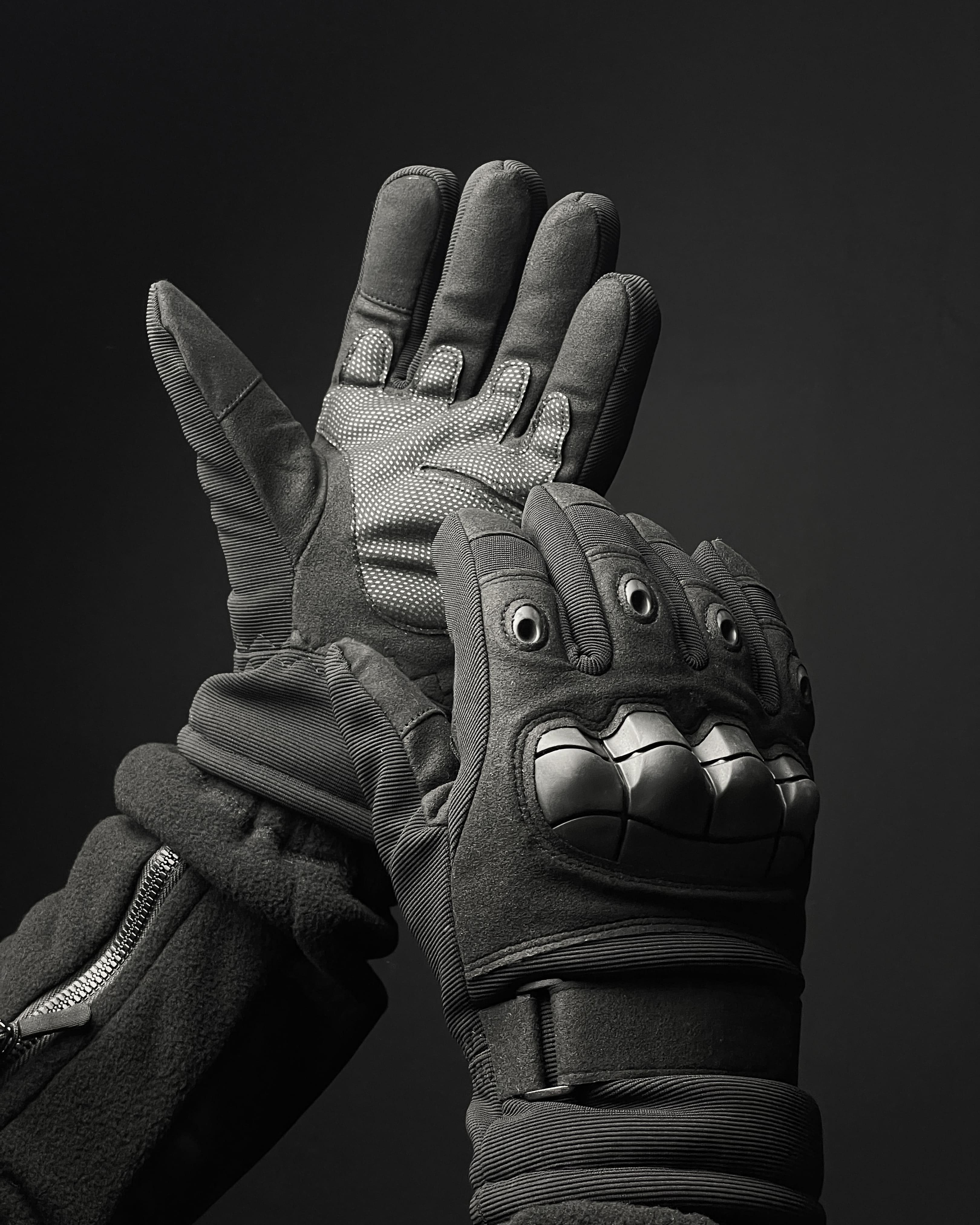 Перчатки военные мужские зимние M Черный (RUK-8.1.M) - фото 2